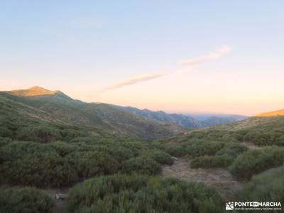 Senderismo Vespertino - Luna Llena; La Maliciosa;rutas para andar ruta charca verde las cabrillas si